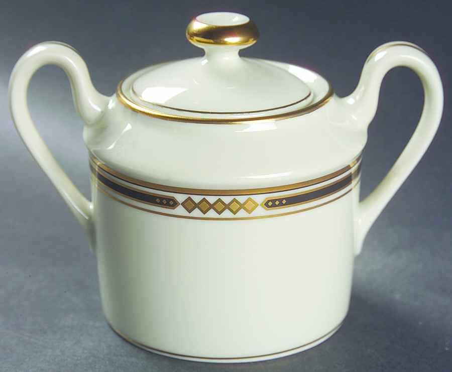 Huntington Sugar Bowl & Lid by Fitz and Floyd-1