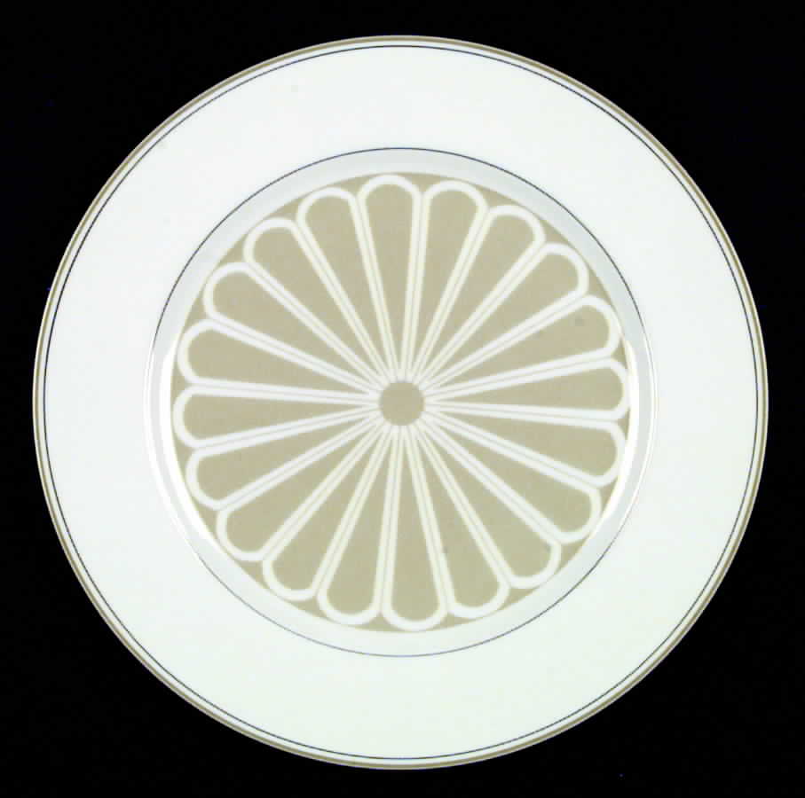 Imperial Crest Taupe Dinner Plate by Fitz & Floyd-1