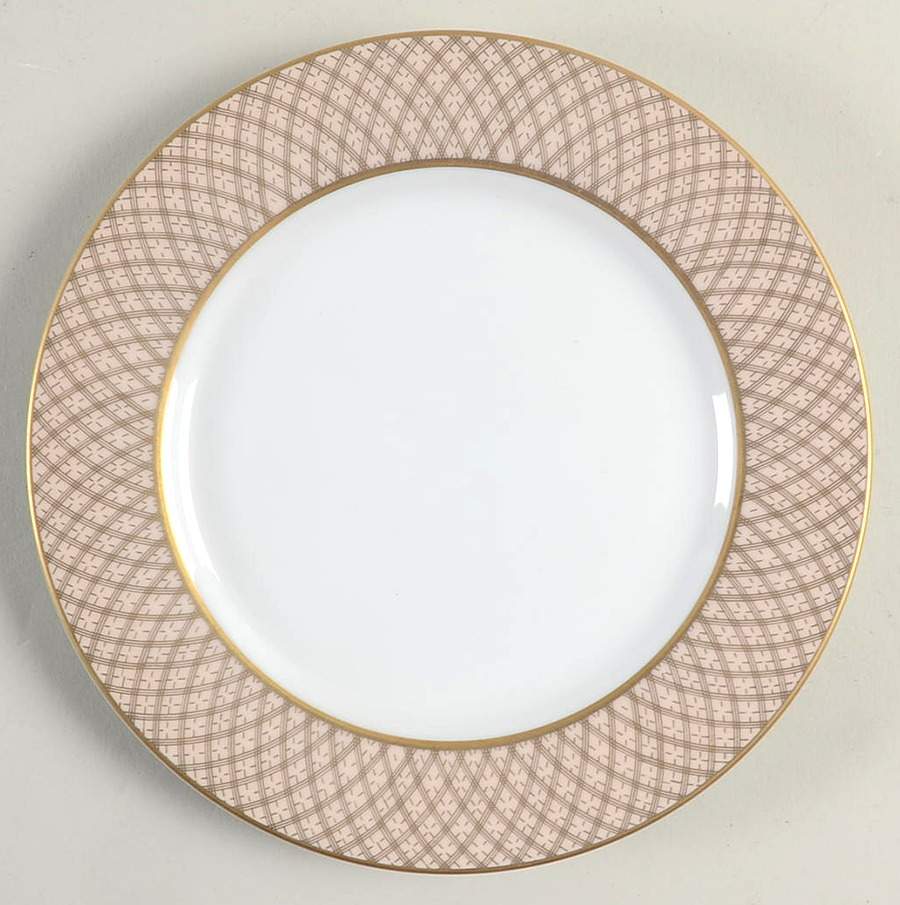 Imperial Dynasty-Shell Peach Bread & Butter Plate by Fitz & Floyd-1