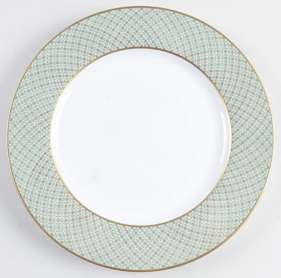 Imperial Dynasty Mint Green Service Plate (Charger) by Fitz & Floyd-1