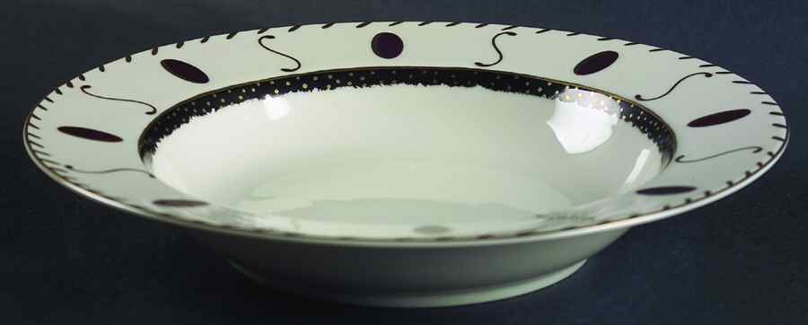 Intuizione Large Rim Soup Bowl by Fitz & Floyd-1