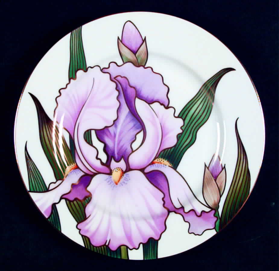 Iris Salad Plate by Fitz & Floyd-1