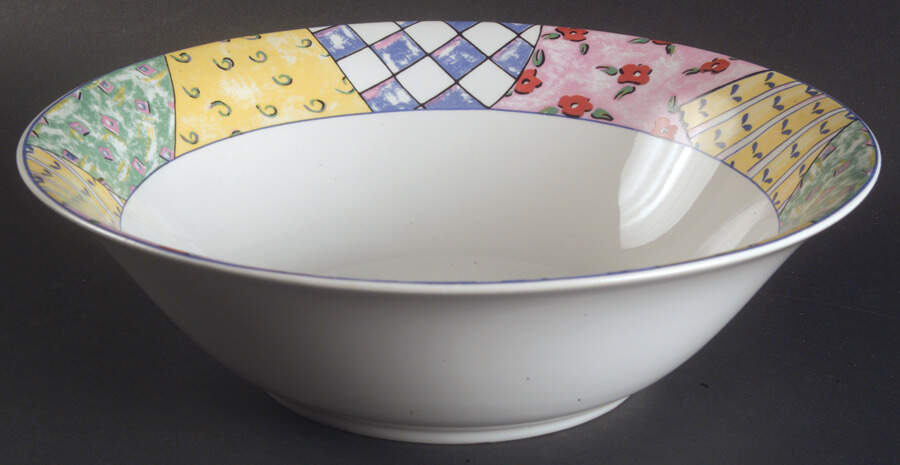 It's Mealtime 9" Round Vegetable Bowl by Fitz & Floyd-1
