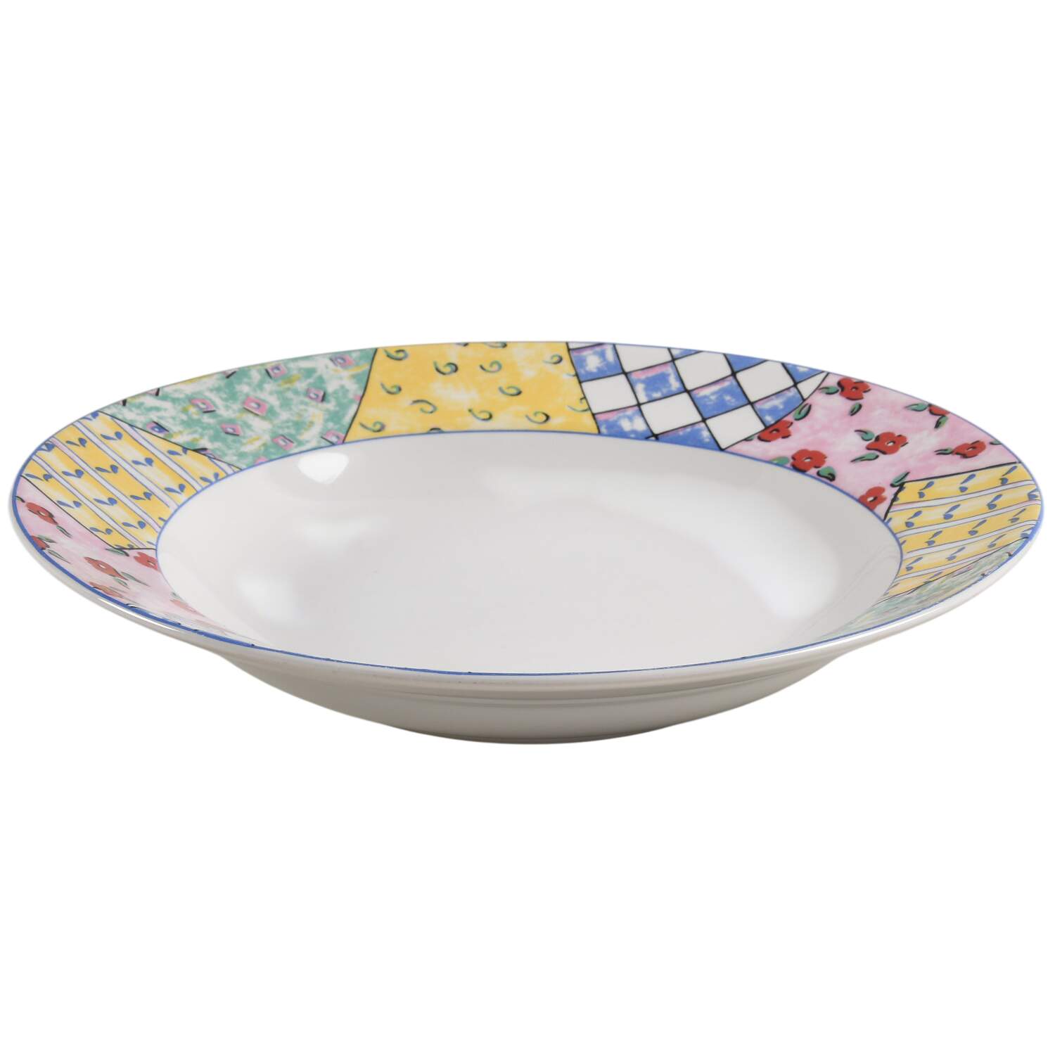 It's Mealtime Large Rim Soup Bowl by Fitz & Floyd-1