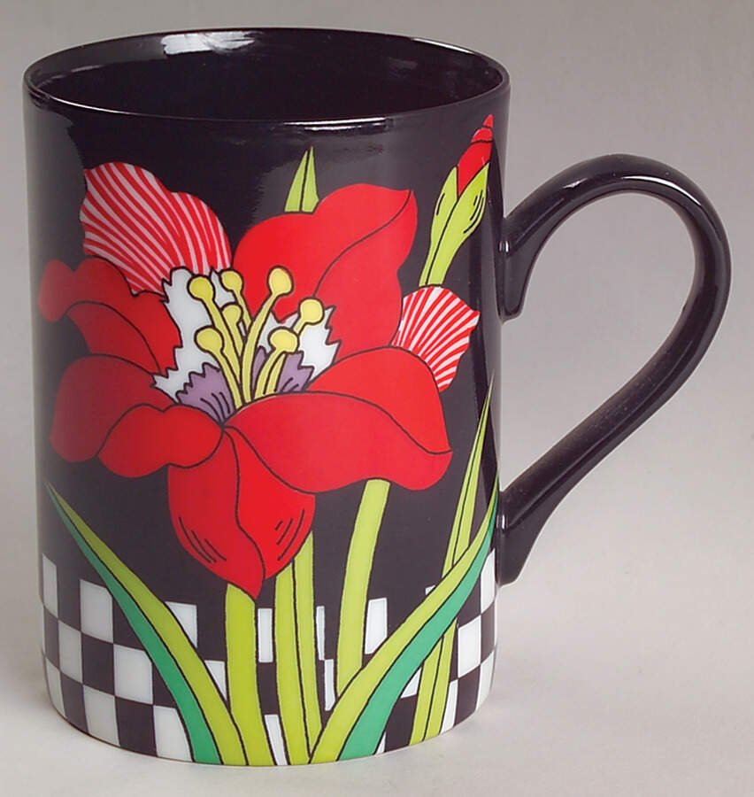 Jardin Rouge Mug by Fitz & Floyd-1