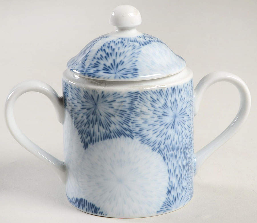 Katsura Hana Sugar Bowl & Lid by Fitz and Floyd-1