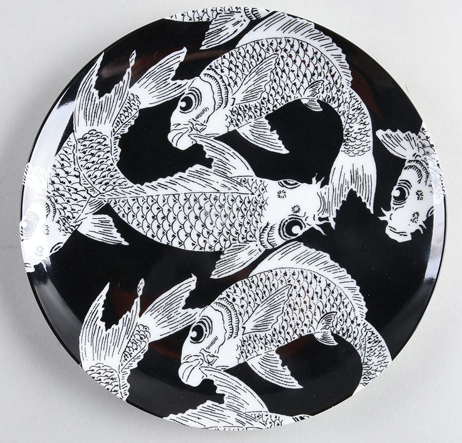 Koi Luncheon Plate by Fitz & Floyd-1