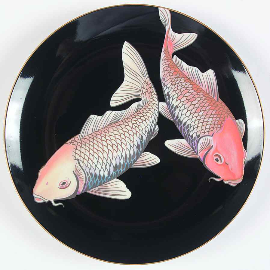 Koi Pond Luncheon Plate by Fitz & Floyd-1