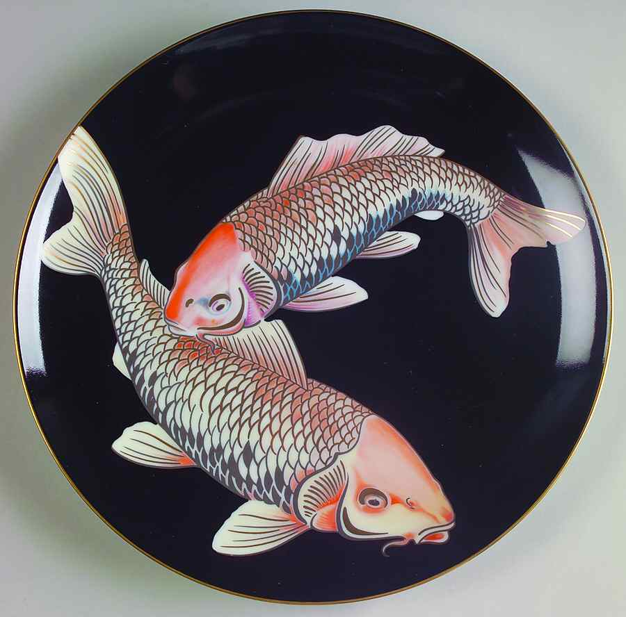 Koi Pond Luncheon Plate by Fitz & Floyd-1