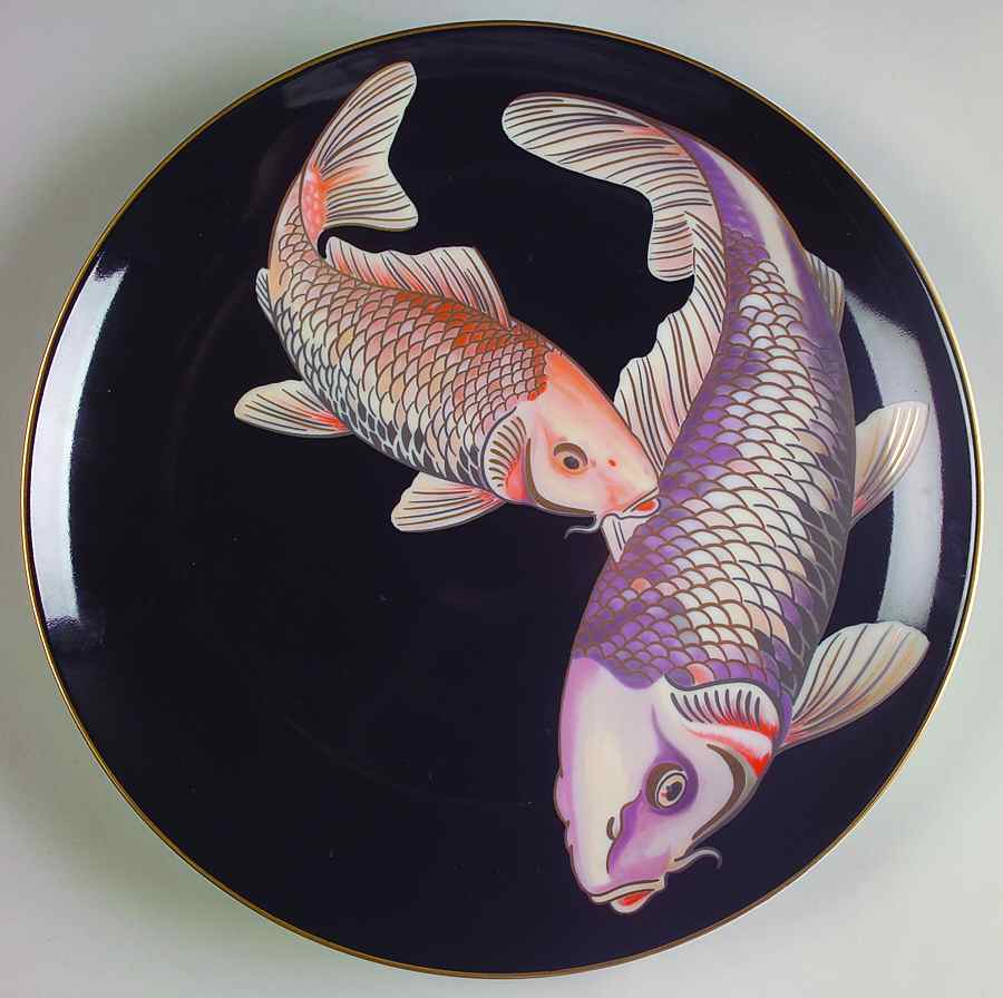 Koi Pond Luncheon Plate by Fitz & Floyd-1