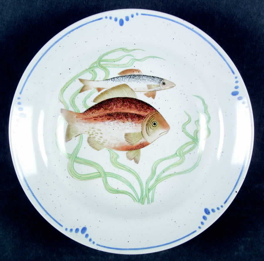 La Mer Large Rim Soup Bowl by Fitz and Floyd-1