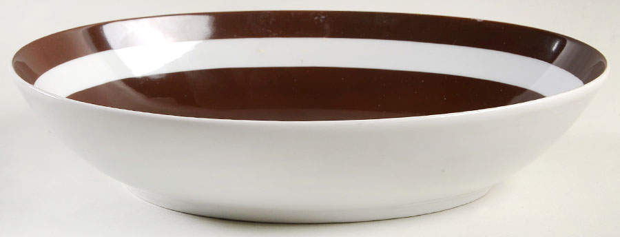 La Ronde Dark Brown 10" Oval Vegetable Bowl by Fitz & Floyd-1