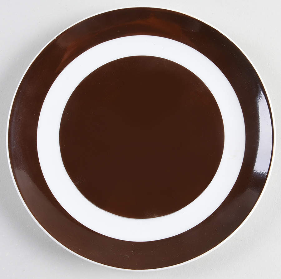 La Ronde Dark Brown Salad Plate by Fitz & Floyd-1