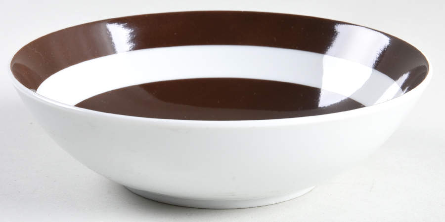 La Ronde Dark Brown Coupe Cereal Bowl by Fitz and Floyd-1