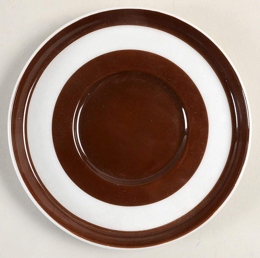 La Ronde Dark Brown Underplate for Sherbet by Fitz & Floyd-1