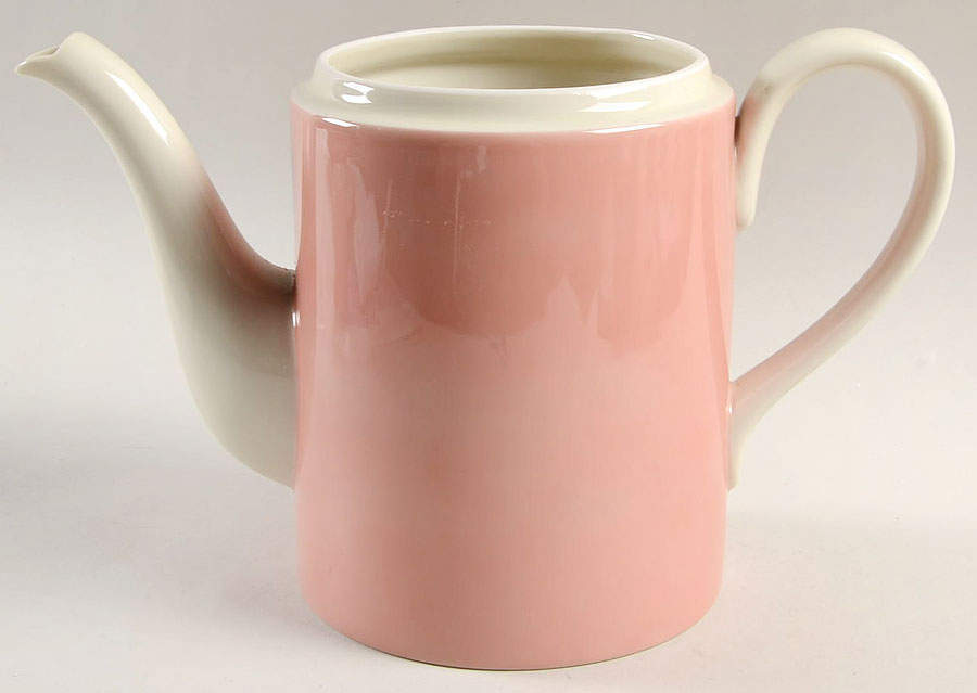 La Ronde Peach Coffee Pot No Lid by Fitz & Floyd-1