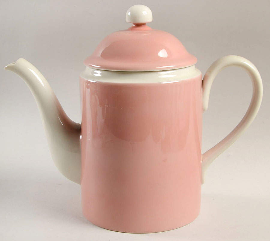 La Ronde Peach Coffee Pot & Lid by Fitz & Floyd-1