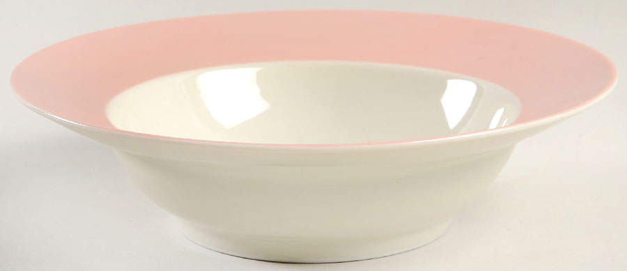 La Ronde Peach Rim Soup Bowl by Fitz & Floyd-1