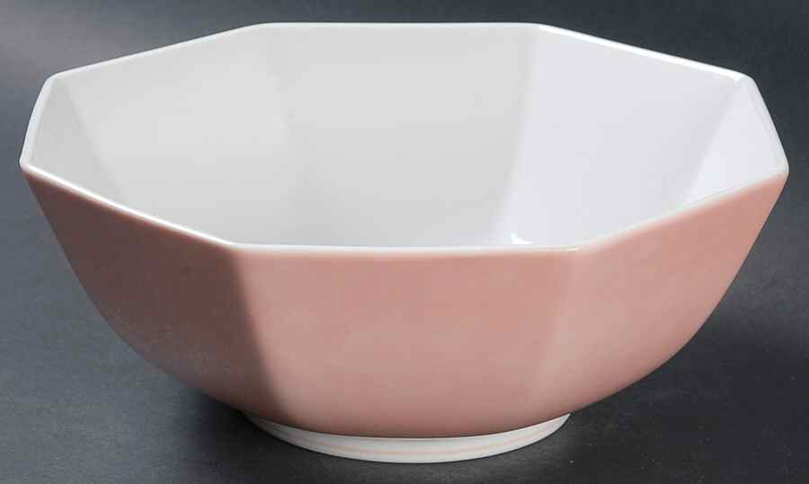 La Ronde Peach 8" Octagonal Vegetable Bowl by Fitz & Floyd-1