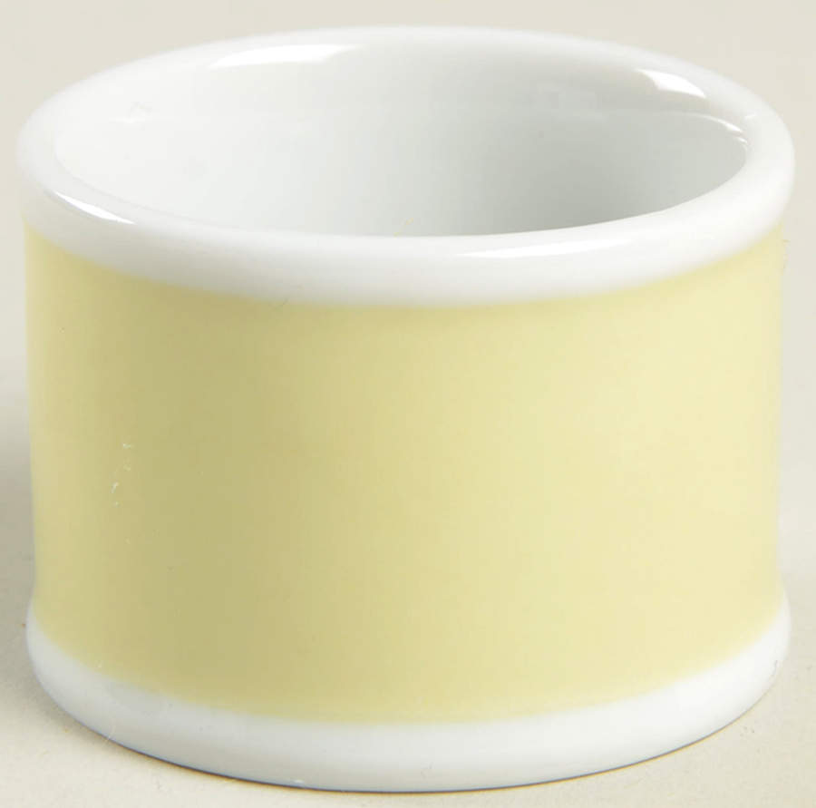 La Ronde Yellow Napkin Ring by Fitz and Floyd-1
