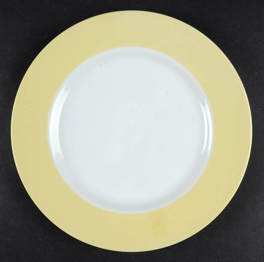 La Ronde Yellow Salad Plate by Fitz and Floyd-1