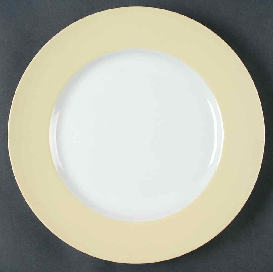 La Ronde Yellow Service Plate (Charger) by Fitz and Floyd-1