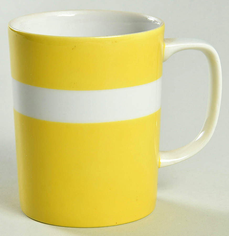 La Ronde Dark Yellow Mug by Fitz & Floyd-1