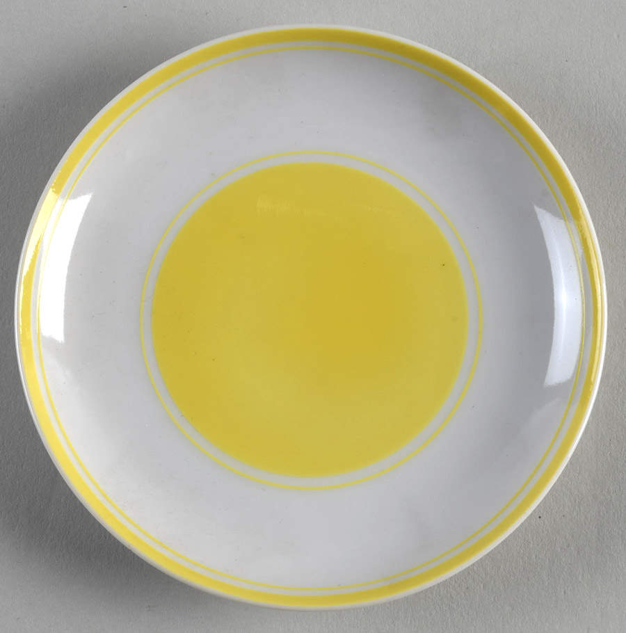 La Ronde Dark Yellow Coaster by Fitz & Floyd-1