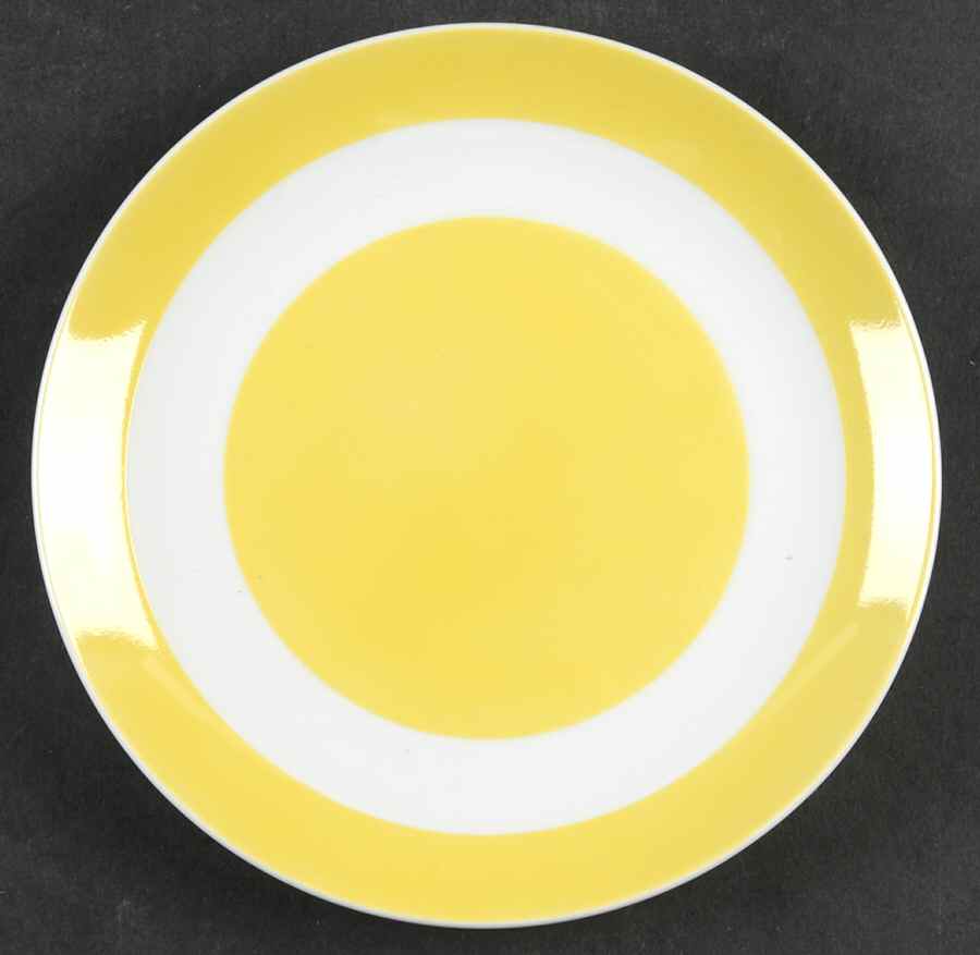 La Ronde Dark Yellow Bread & Butter Plate by Fitz & Floyd-1