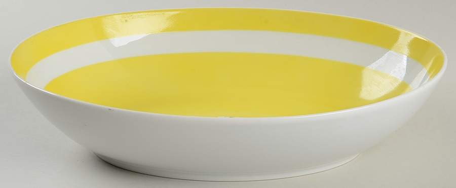 La Ronde Dark Yellow 10" Oval Vegetable Bowl by Fitz & Floyd-1