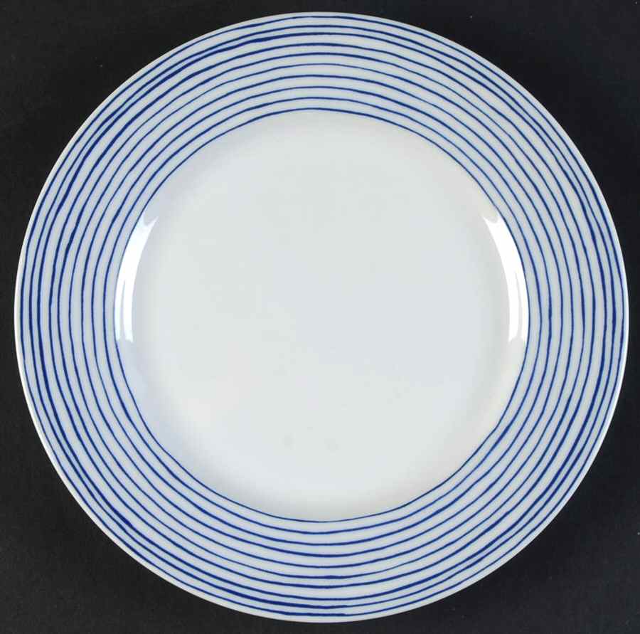 Les Bands Blue Salad Plate by Fitz & Floyd-1