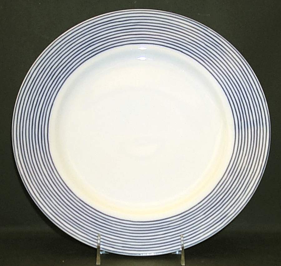 Les Bands Blue Service Plate (Charger) by Fitz & Floyd-1