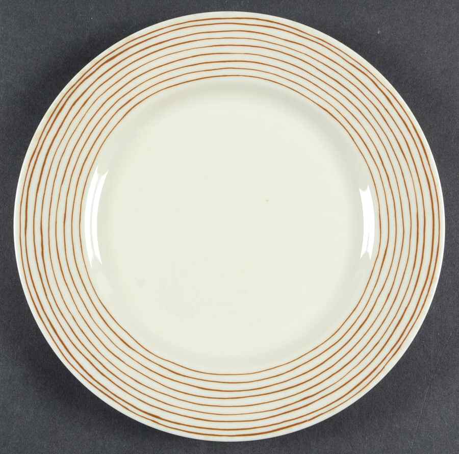 Les Bands Brown Salad Plate by Fitz & Floyd-1