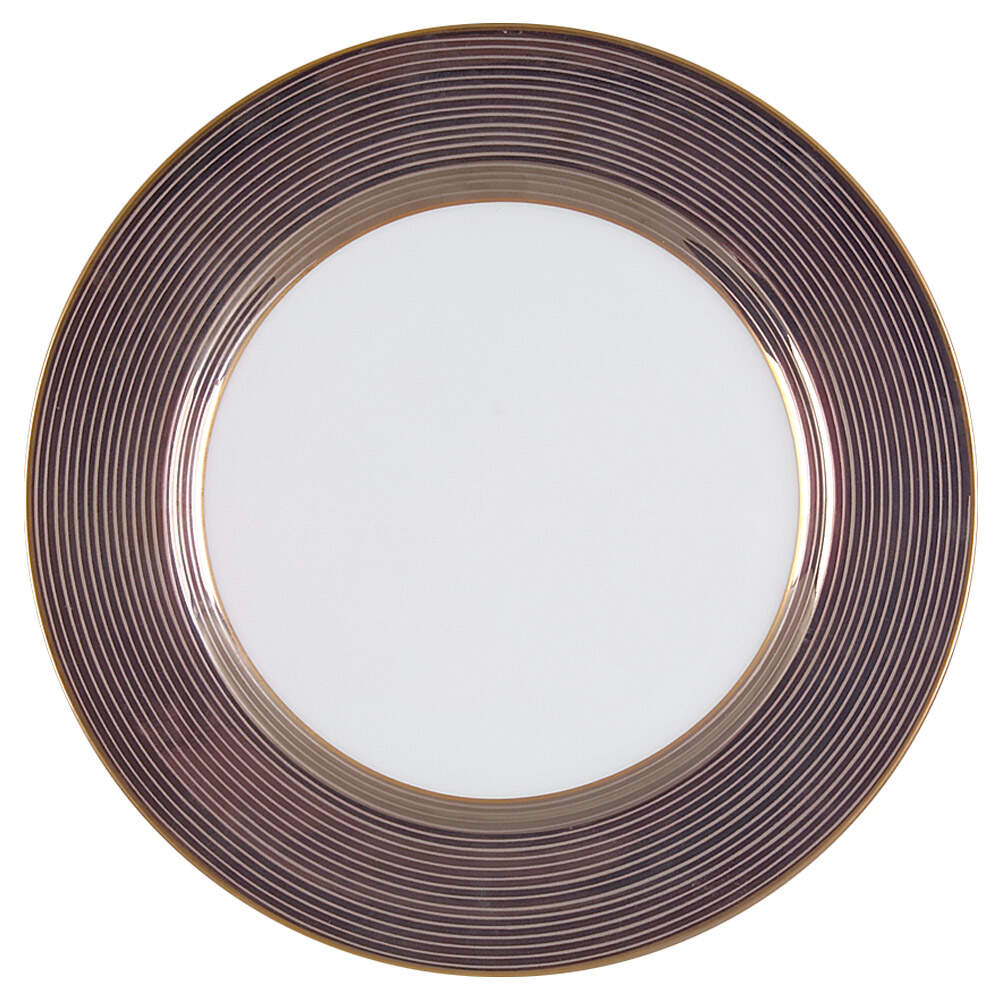Les Bandes Platinees Dinner Plate by Fitz & Floyd-1