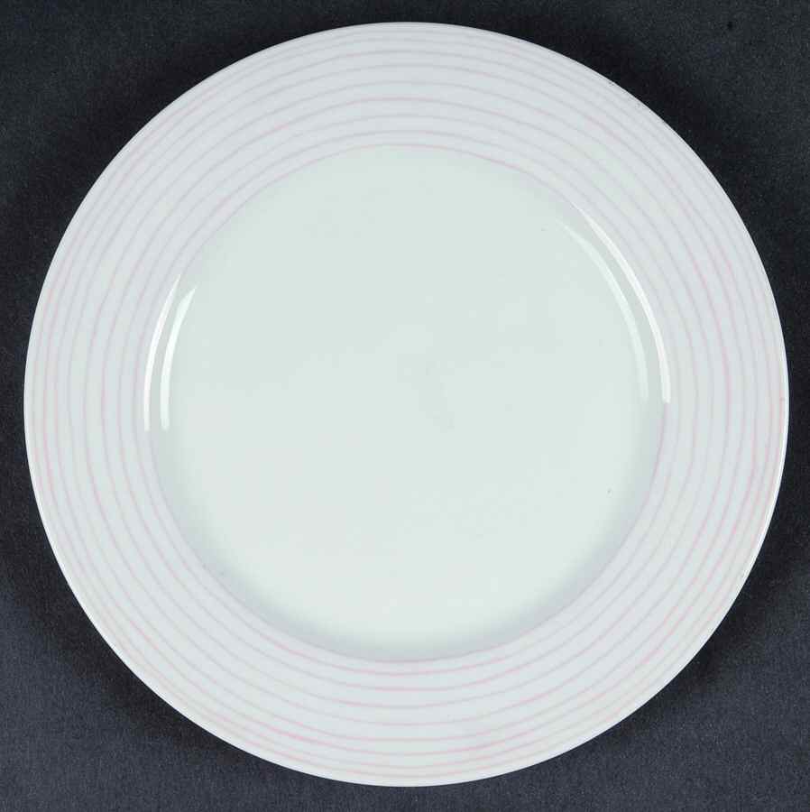 Les Bands Pink Bread & Butter Plate by Fitz & Floyd-1