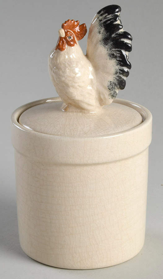 Lecoq Condiment Jar & Lid by Fitz & Floyd-1