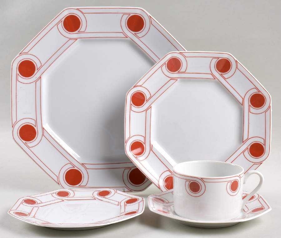 Le Continentale Terra Cotta 5 Piece Place Setting by Fitz & Floyd-1