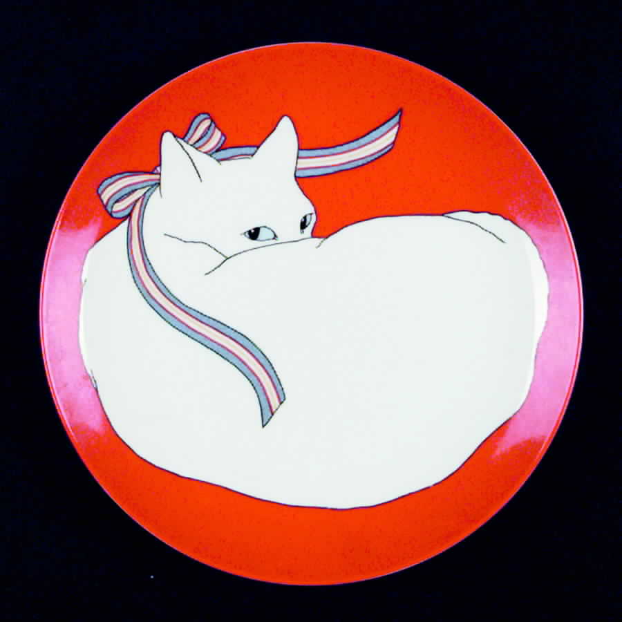 Le Puss Salad Plate by Fitz & Floyd-1