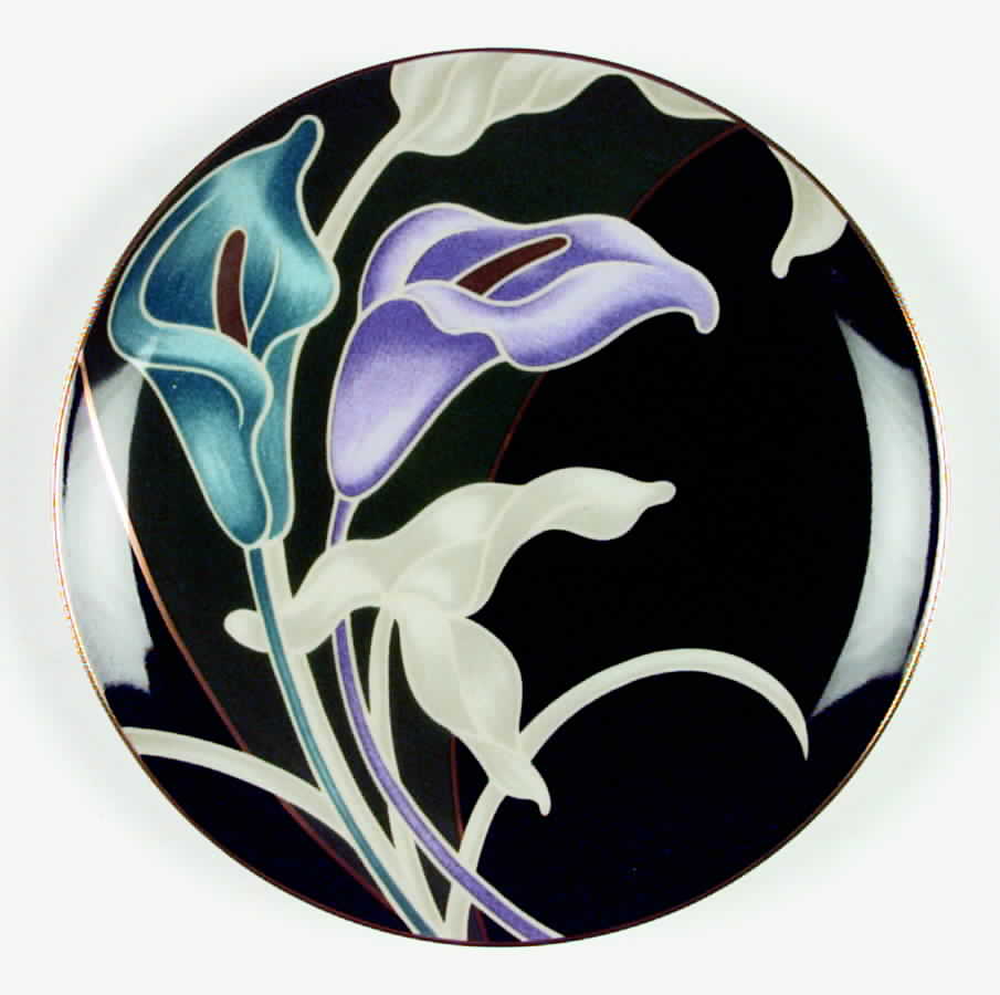 Lis D'Aubergine Dinner Plate by Fitz & Floyd-1