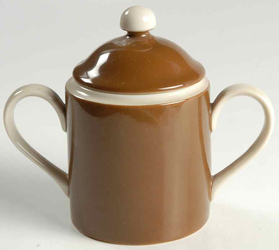 Mandarin Crest Sugar Bowl & Lid by Fitz & Floyd-1