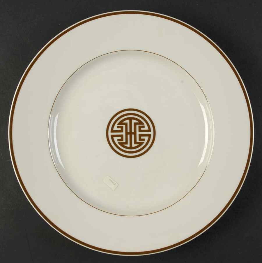 Mandarin Crest Service Plate (Charger) by Fitz & Floyd-1