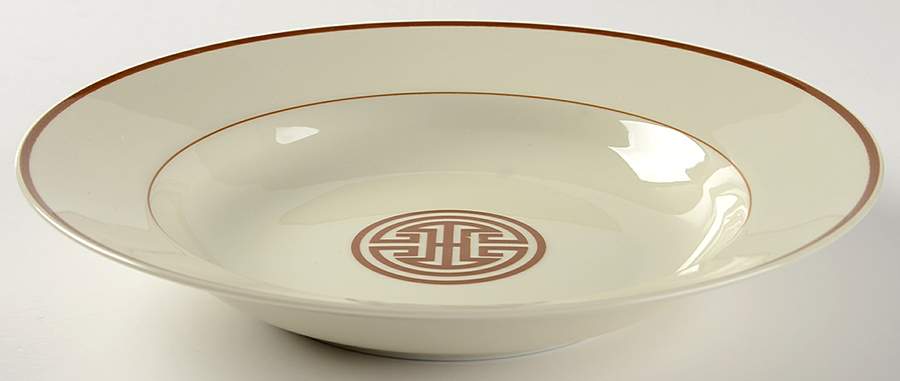 Mandarin Crest Large Rim Soup Bowl by Fitz & Floyd-1