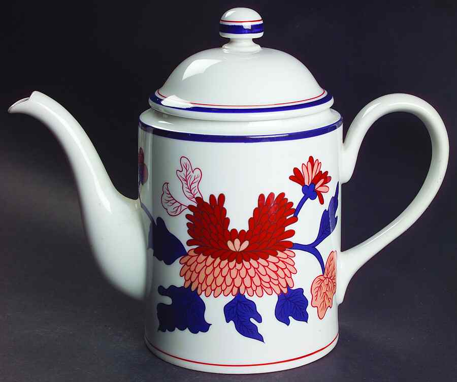 Mandarin Garden Coffee Pot & Lid by Fitz & Floyd-1