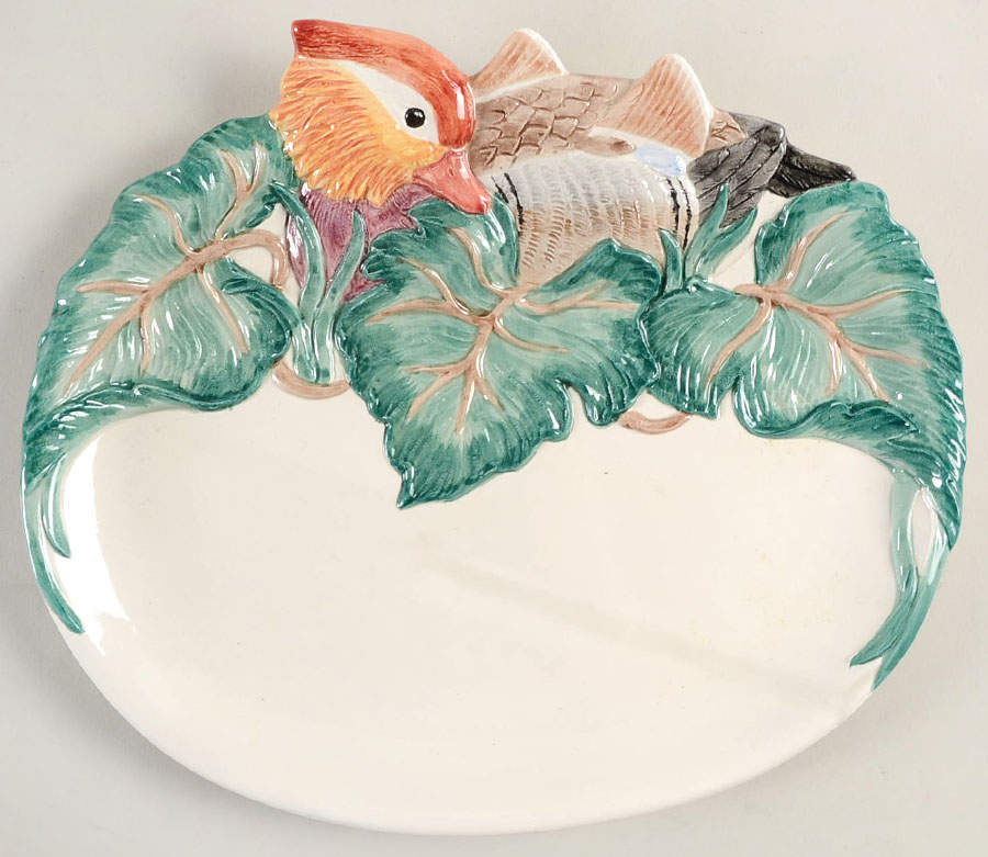 Mandarin Marsh Hors d'Oeuvres Plate by Fitz & Floyd-1