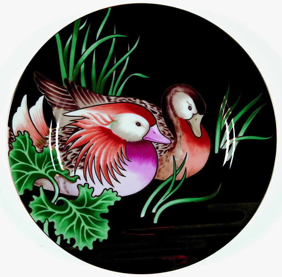 Mandarin Marsh Salad Plate by Fitz & Floyd-1