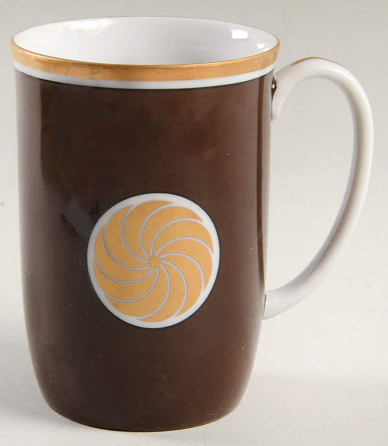 Medaillon D'Or Dark Brown Mug by Fitz & Floyd-1