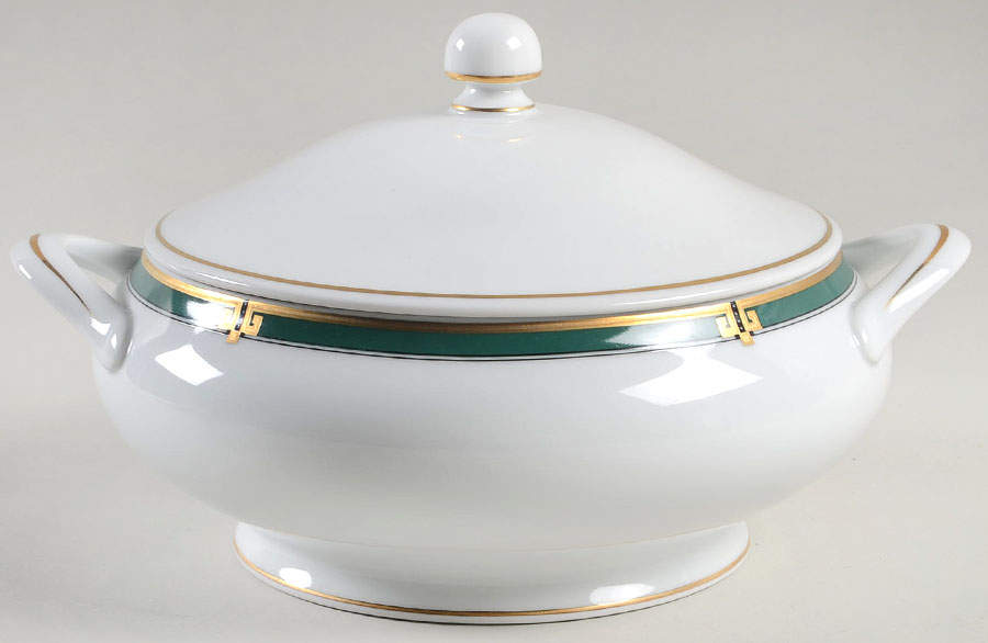 Memphis Round Covered Vegetable by Fitz and Floyd-1