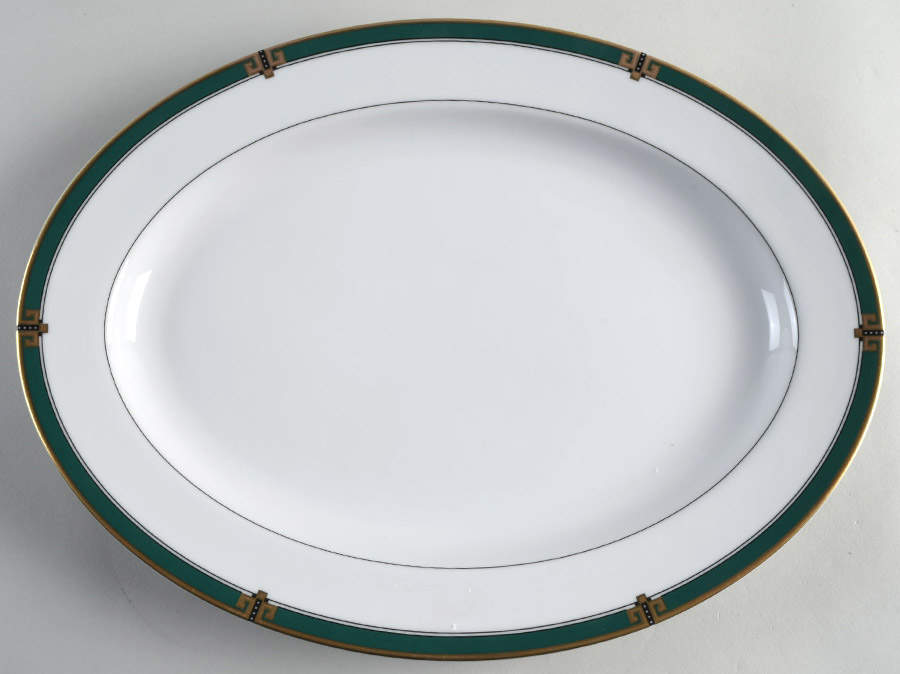 Memphis 14" Oval Serving Platter by Fitz and Floyd-1