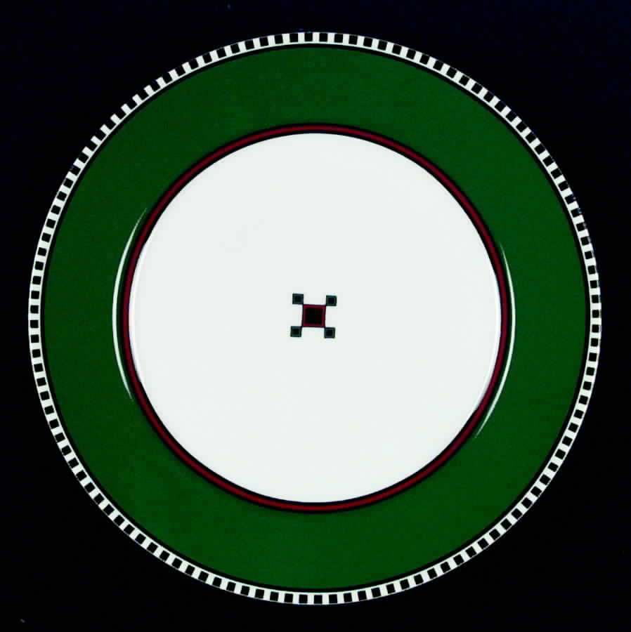 Mezzo Teal Green Dinner Plate by Fitz & Floyd-1