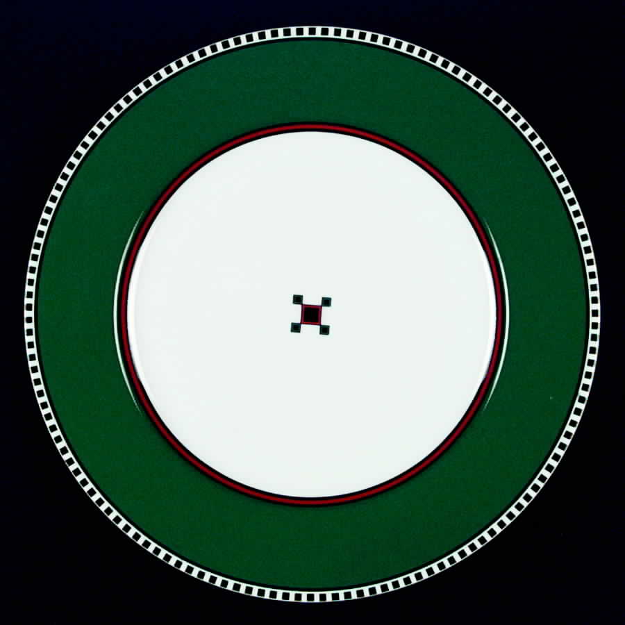 Mezzo Teal Green Service Plate (Charger) by Fitz & Floyd-1
